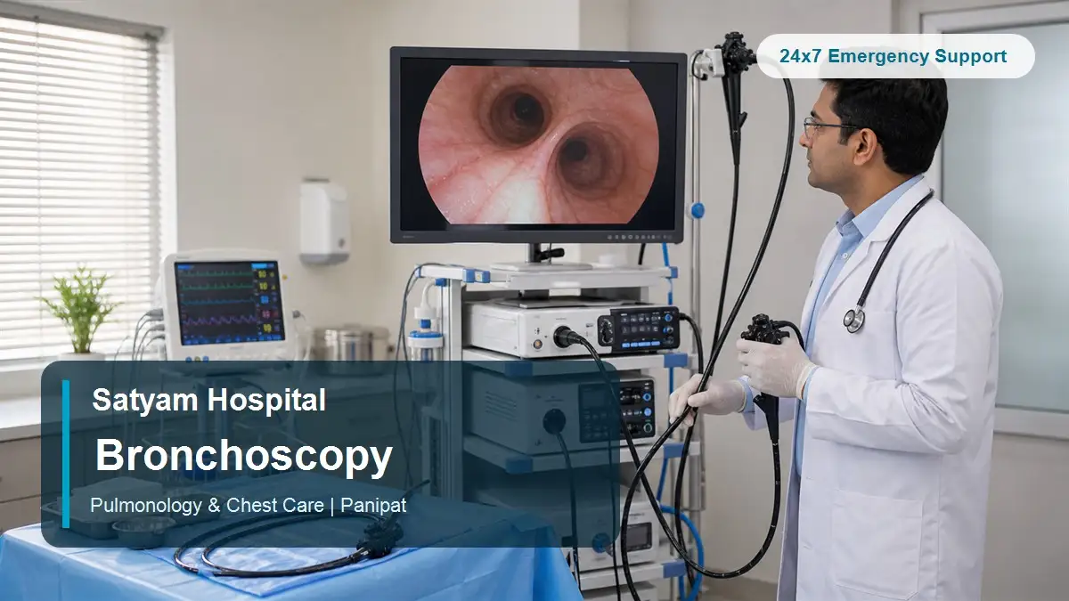 Bronchoscopy at Satyam Hospital