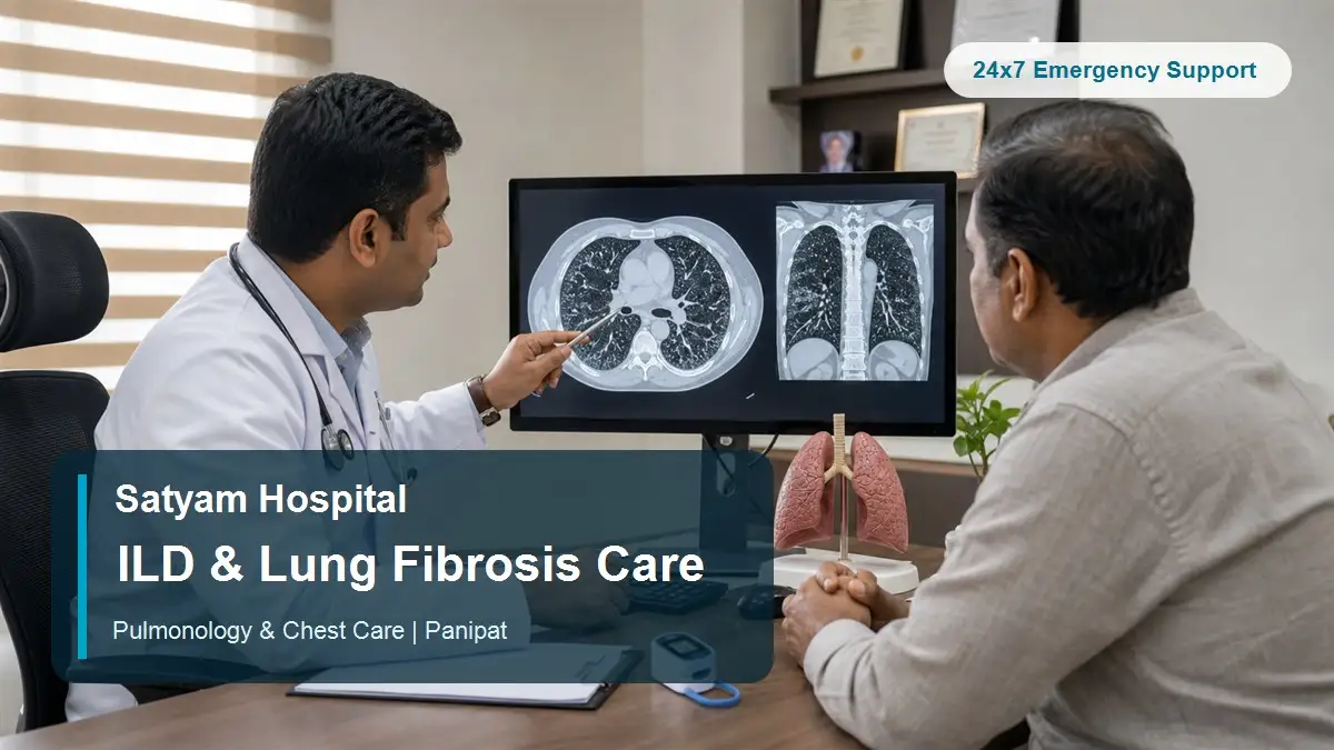 ILD and lung fibrosis care at Satyam Hospital