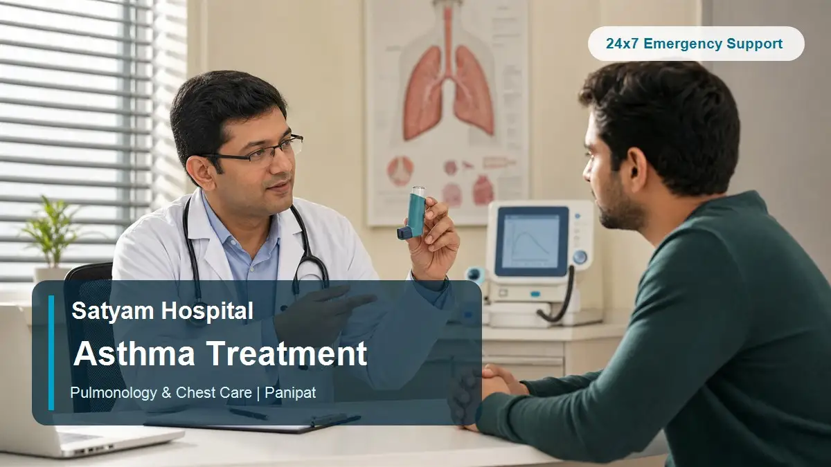 Asthma treatment at Satyam Hospital
