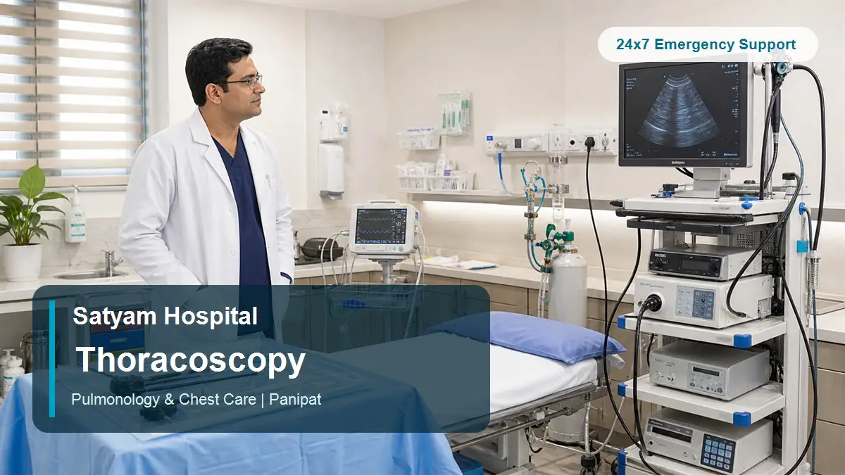 Thoracoscopy at Satyam Hospital