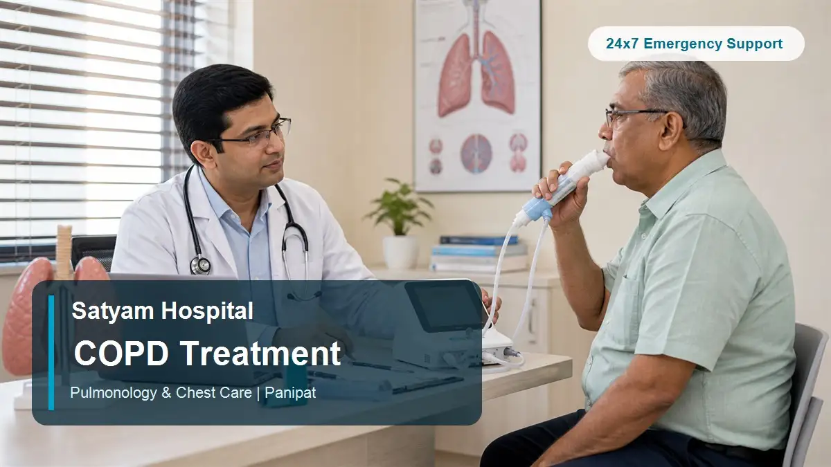 COPD treatment at Satyam Hospital