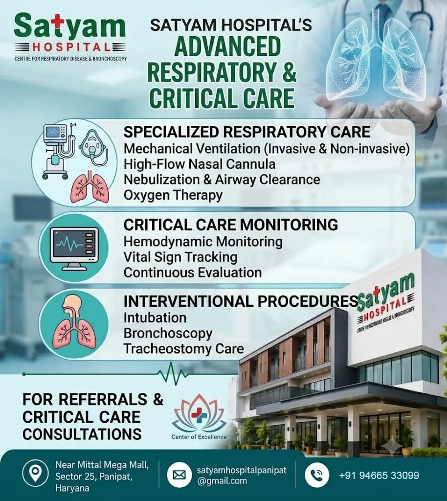 Satyam Hospital respiratory care
